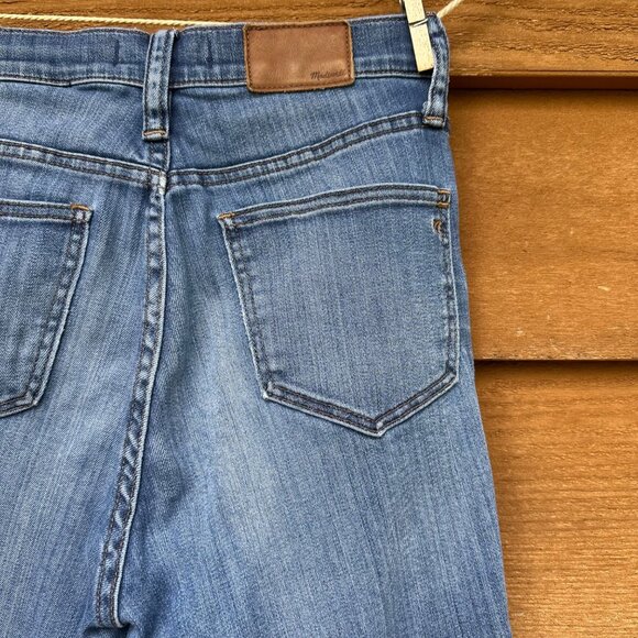 Madewell 10" High-Rise Skinny Ankle Crop Blue Jeans Size 27 - Picture 11 of 13